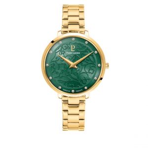 Pierre Lannier Montre Femme - 044N572 Eolia Bracelet Acier Dor&eacute;