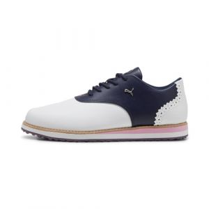 Image de Puma Femme Avant WMNS Golf Shoe, White-Deep Navy, 39 EU