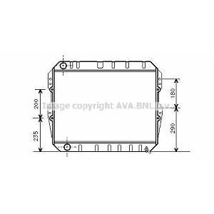 Ava Quality Cooling Radiateur (247TO2134)