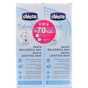 Chicco Pack Natural Sensation Crema Balsamica 4 en 1 2x100ml