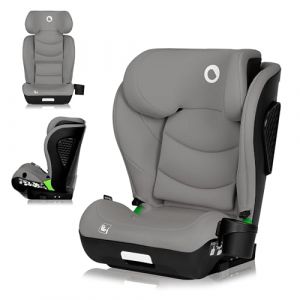 Siège-auto 100-150cm LIONELO Neal i-Size - ISOFIX - Porte-gobelet - Assise large - Inclinable - Groupe 2/3 - Gris
