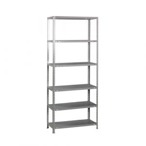 Simon Rack Étagère de Rangement et 6 Niveaux, 100 kg Capacité de Charge et Point de Flexion, 2000x1000x400 mm, Métal, Étagère Garage, Galvanisé - Comfort