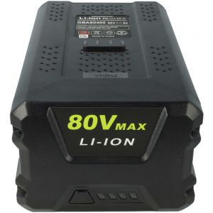 Vhbw Batterie compatible avec Greenworks GD80LM46SP, GD80LM51SP, GD80LM53, GD80SB, GD80ST (4000mAh, 80V, Li-ion)