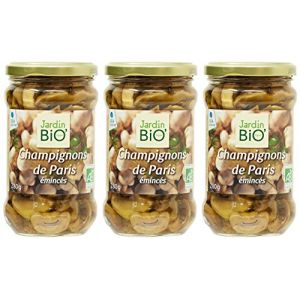 Jardin Bio Champignons de Paris &Eacute;minc&eacute;s 280 g - Lot de 3