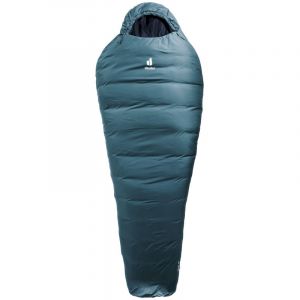 Image de Deuter Orbit 0° - Sac de couchage synthétique taille 220 x 79 x 49 cm - Long, arctic /bleu