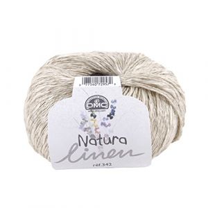 Dmc Fil Natura Linen - 50 gr Fil à crocheter ou à tricoter :Collection : Natura Linen 342 de 50 gr, soit environ 150