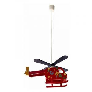 Lampe De Plafond Pour Enfants Rouge Helicoptero Alfa Cr 99-009-01-142