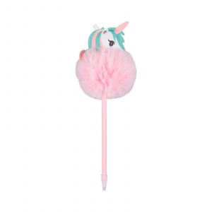 Stylo pompon licorne enfant Equipage