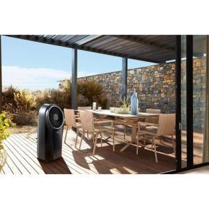 Delonghi Rafraîchisseur d'air mobile noir ev 250. Bk 70 w