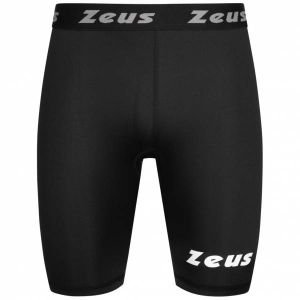 Zeus Bermuda Elastic Pro Hommes Leggings de sport noir