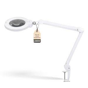 Lampe loupe LED 824X-PRO, loupe &Oslash; 172 mm, blanc