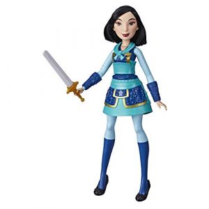 Princesses Poupee Princesse Mulan Guerrière 30 cm