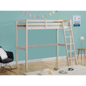 Lit mezzanine GEDEON II 90 x 190 cm Pin m if Blanchi