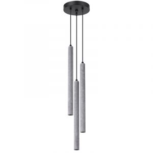 Sollux SL.1273 - Suspension filaire PASTELO 3xG9/8W/230V béton
