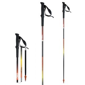 TSL Outdoor Bâton de trail Trail Carbon 4 Ultra Mid Fire