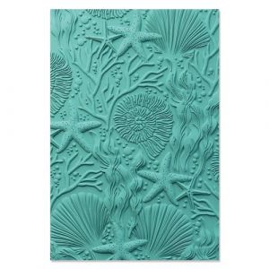 Sizzix 3-D Textured Impressions Embossing Folder Under The Sea by Kath Breen 3D Dossier de gaufrage sous la mer, Multicolore, Taille unique