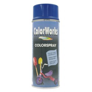 Colorworks Peinture aérosol brillante Bleu outremer - 400 ml