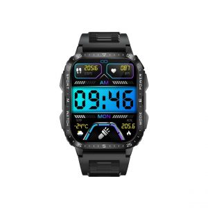 Smarty Montre connect&eacute;e Mixte Adventurer - SW097A Bracelet Silicone Noir
