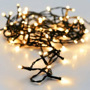 SIA Abrasives Guirlande lumineuse à pile 48 LED noir - noir