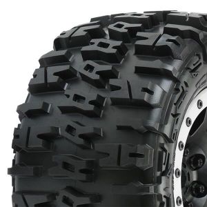 Proline 4.3" Tyres Mounted On Proloc Impulse Blk Wheel Xmaxx