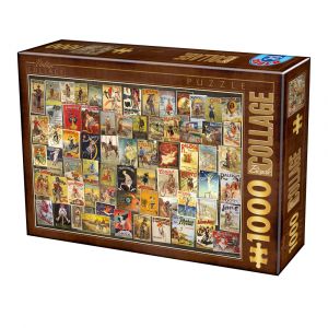 Dtoys Puzzle 1000 pièces - Vintage Posters : Howe Tricyles - Mixte