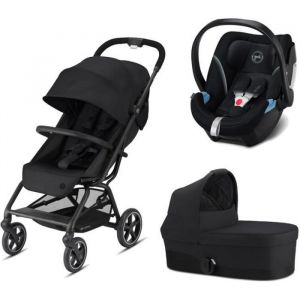 Image de Cybex Poussette TRIO Eezy S+ 2 ATON 5 Nacelle S Deep Black