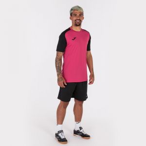 Joma T-shirt &agrave; Manches Courtes Academy Iv XL Fucsia / Black