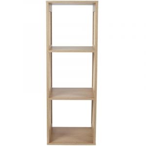 The home deco factory Etagère de rangement 3 cases Bali - Marron - Bali
