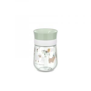 Rosti mepal 108018565399 - Gobelet d'Apprentissage 360 degré Mio Little Dutch, Étanche, Bord à 360 degré pour Boire de Tous les Côtés, 300 ml, Little Farm