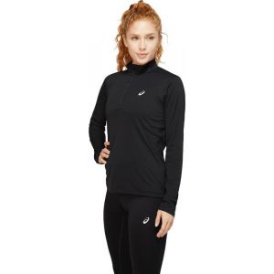 Asics Core LS 1/2 Zip Top Women, noir M Hauts running hiver