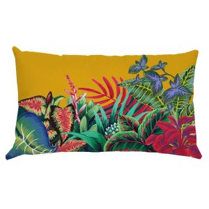 Image de LOVELY CASA Coussin outdoor aux impressions exotiques et florales