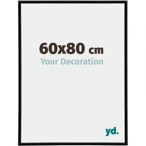 Image de Your Decoration - 60x80 cm - Cadres Photos en Plastique Avec Verre Plexiglas - Excellente Qualité -Noir Très Brillant - Cadre Decoration Murale