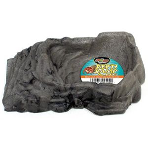Zoo Med Mangeoire pour Reptile / Tortues - Repti Ramp - Gris - S