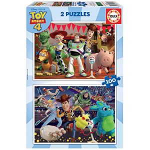 Educa Puzzle 2x100 pièces - Toy Story 4