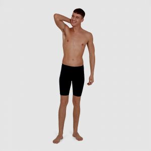 Speedo Boomstar Splice Jammer Maillot de Bain Homme, Couleur Noir/Argent, Taille 34