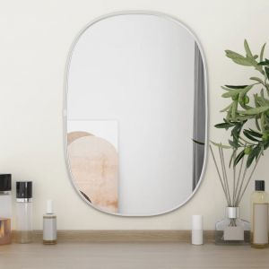 Image de VidaXL Miroir mural Argenté 50x35 cm