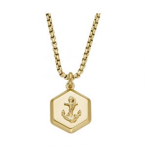 Fossil Chaînette SUTTON JF04617710 Acier inoxydable