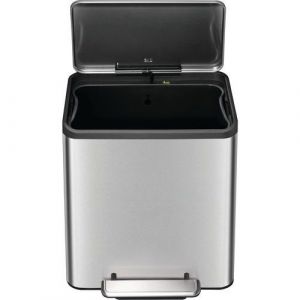 Eko Poubelle à pédale EcoCasa 30L Gris