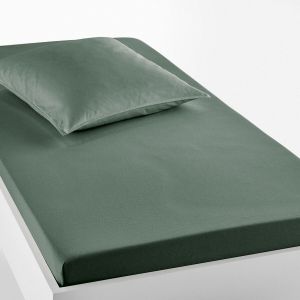 Drap housse enfant en coton bio, Scenario Eucalyptus Taille 90x190 cm