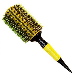 Brosse ronde jaune céramique
