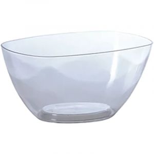 Pot de Fleurs Ovale Transparent 1L. 198x130x102 mm - Transparent