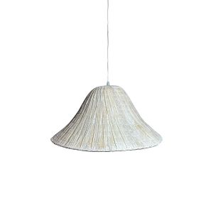 Now's Home Suspension en feuilles de palmier blanche 55x28cm