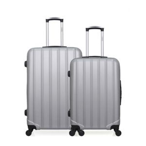 Hero Lot de 2 valises grand format et weekend ABS HIMALAYA - Gris 75