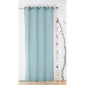 LINDER Voilage seaqual recyclé vert d'eau 135x260cm