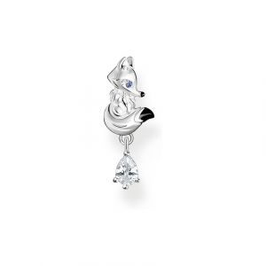 Thomas Sabo Boucle d'oreille unique Charming H2257-041-7 925 Argent, Émail