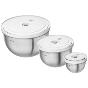 Zwilling Boîte alimentaire 3 bols inox avec couvercles S-M-L