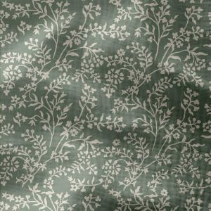 Tissu coton double gaze imprim&eacute; fleurs vendu au m&egrave;tre(...) - verttaznak