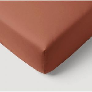 Drap housse - 60 x 120 cm - Jersey - Tomette