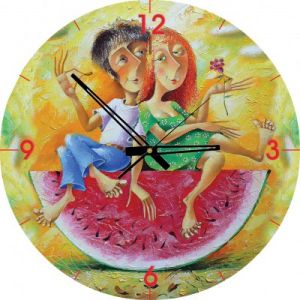 Art Puzzle Je t'aime, un peu, beaucoup, passionément... Puzzle Horloge 570 pièces (pile non fournie)