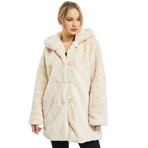 Urban classics Veste à Capuche Teddy Coat 4XL White